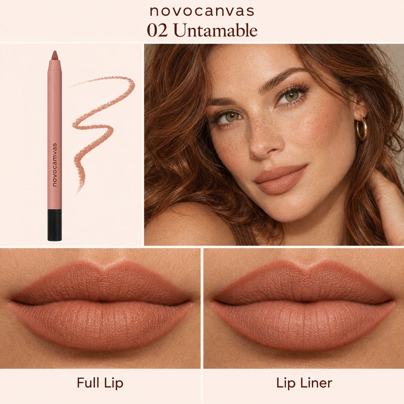 02 Untamable lip liner on a model